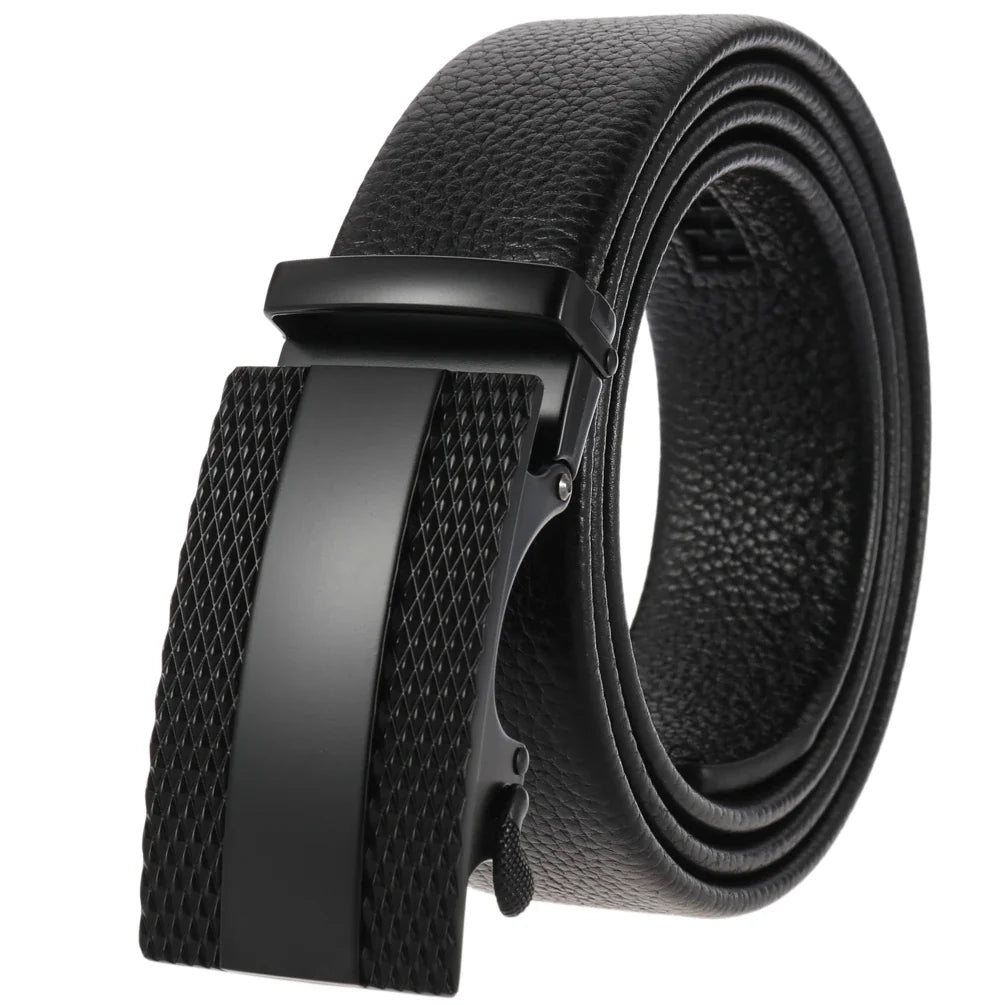 KTX-896595 Double-Sided First Layer Cowhide Automatic Buckle Belt - Model LY25-1056-5