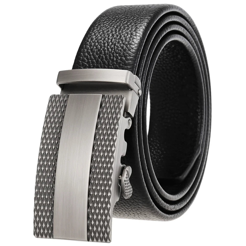 KTX-896595 Double-Sided First Layer Cowhide Automatic Buckle Belt - Model LY25-1056-5