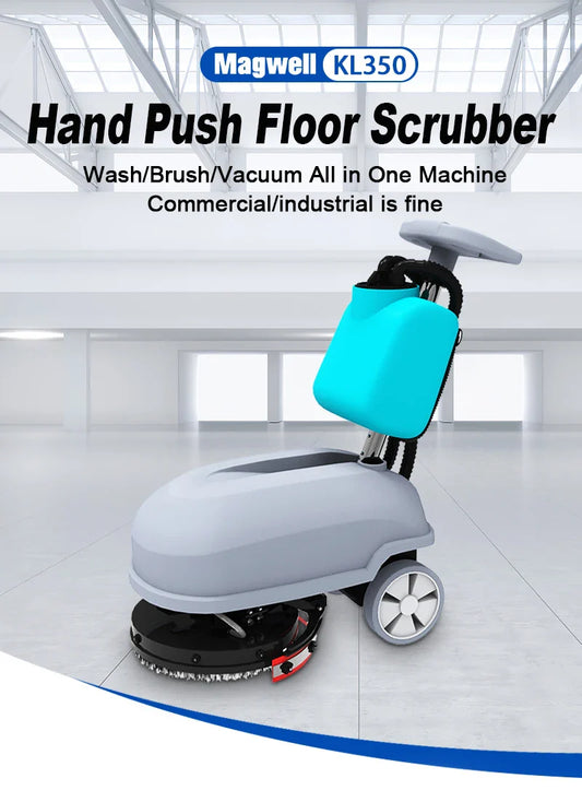 KTX-126995 Cordless Commercial Walk Behind Floor Scrubber Machine for Supermarkets and Retail Spaces