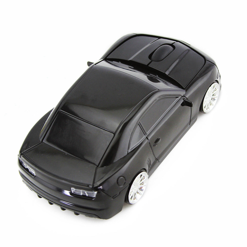 KTX-909715 Wireless Optical Car-Shaped Mouse with 1600 DPI Resolution, 2.4GHz Frequency, Compatible with Laptops - Available in Multiple Colors