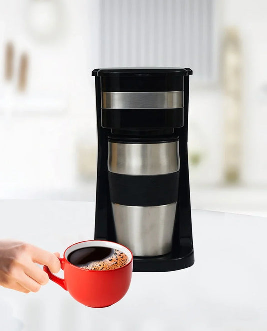 KTX-687507 Single Cup Drip Coffee Maker with Built-In Filter for Home Use