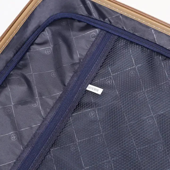 KTX-292947 Durable PP Shell Carry-On Trolley Luggage Set in 20", 24", and 28" Sizes for Outdoor Travel