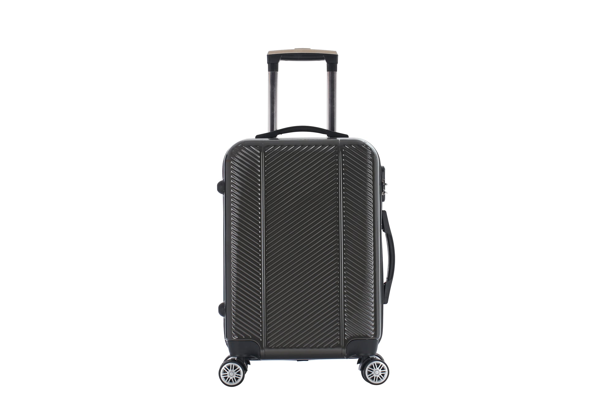 KTX-070163 Small Hard Case PC Luggage Set for Travel with Cosmetic Handbag - Model XHP147