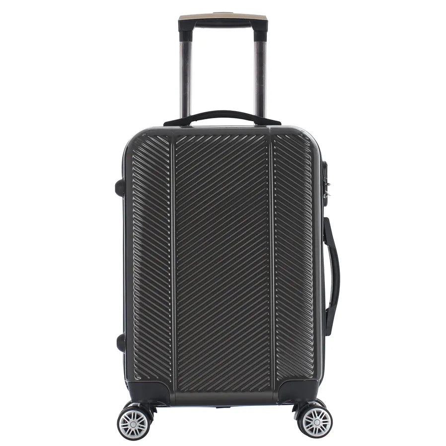 KTX-070163 Small Hard Case PC Luggage Set for Travel with Cosmetic Handbag - Model XHP147