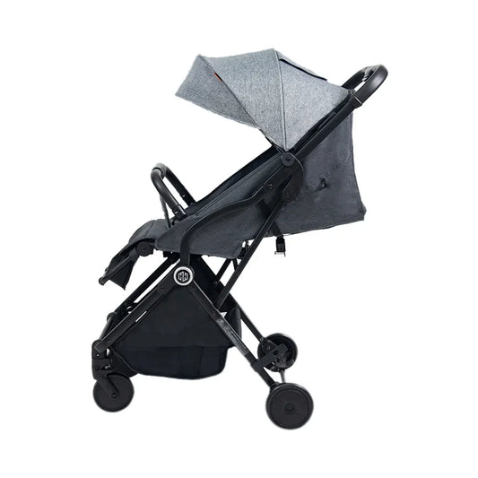 KTX-877971 Lightweight Folding Red Stroller for Toddlers with 4 Wheels and Comfortable Design