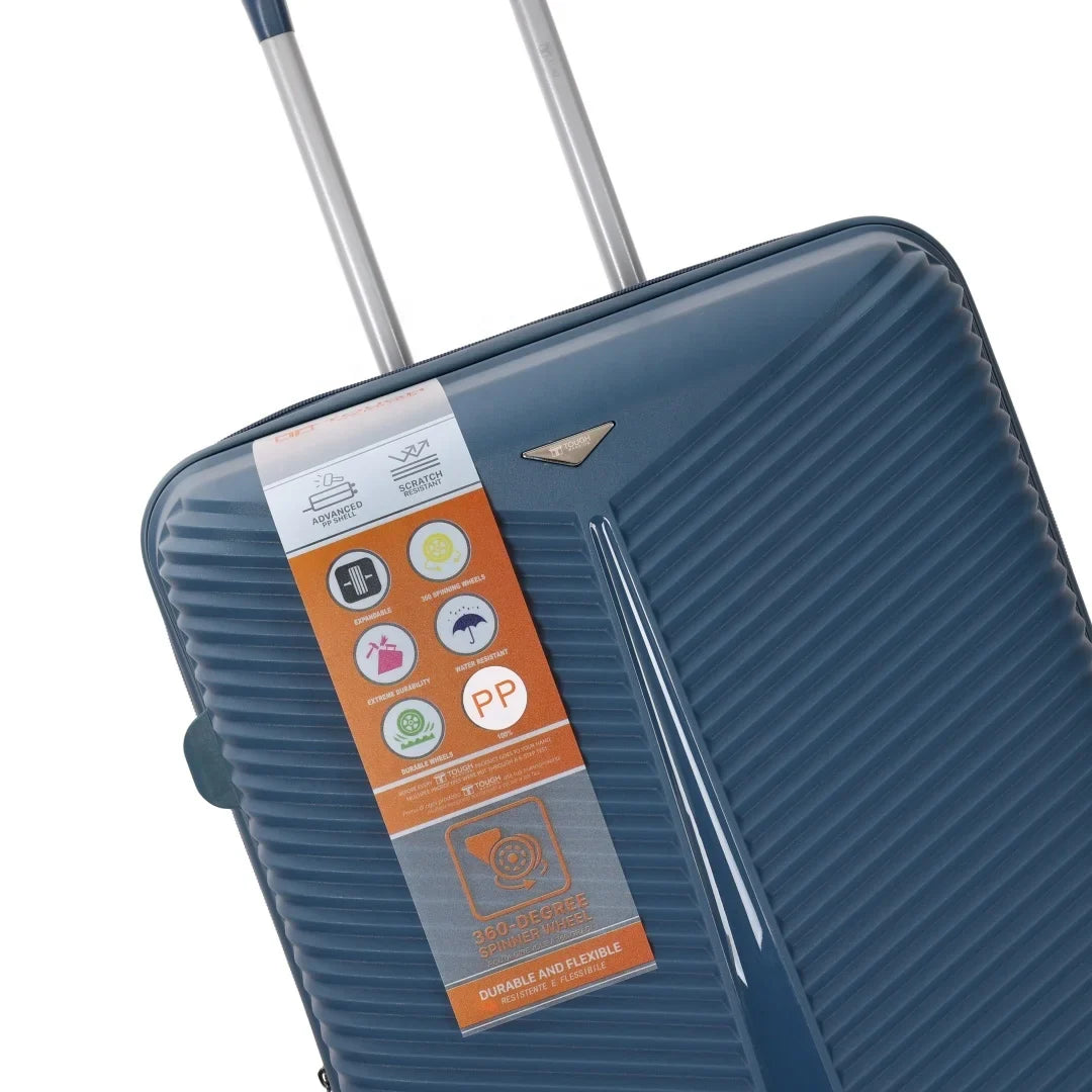 KTX-962963 Lightweight Scratch-Resistant Spinner Suitcase for Travel - Durable PP Material