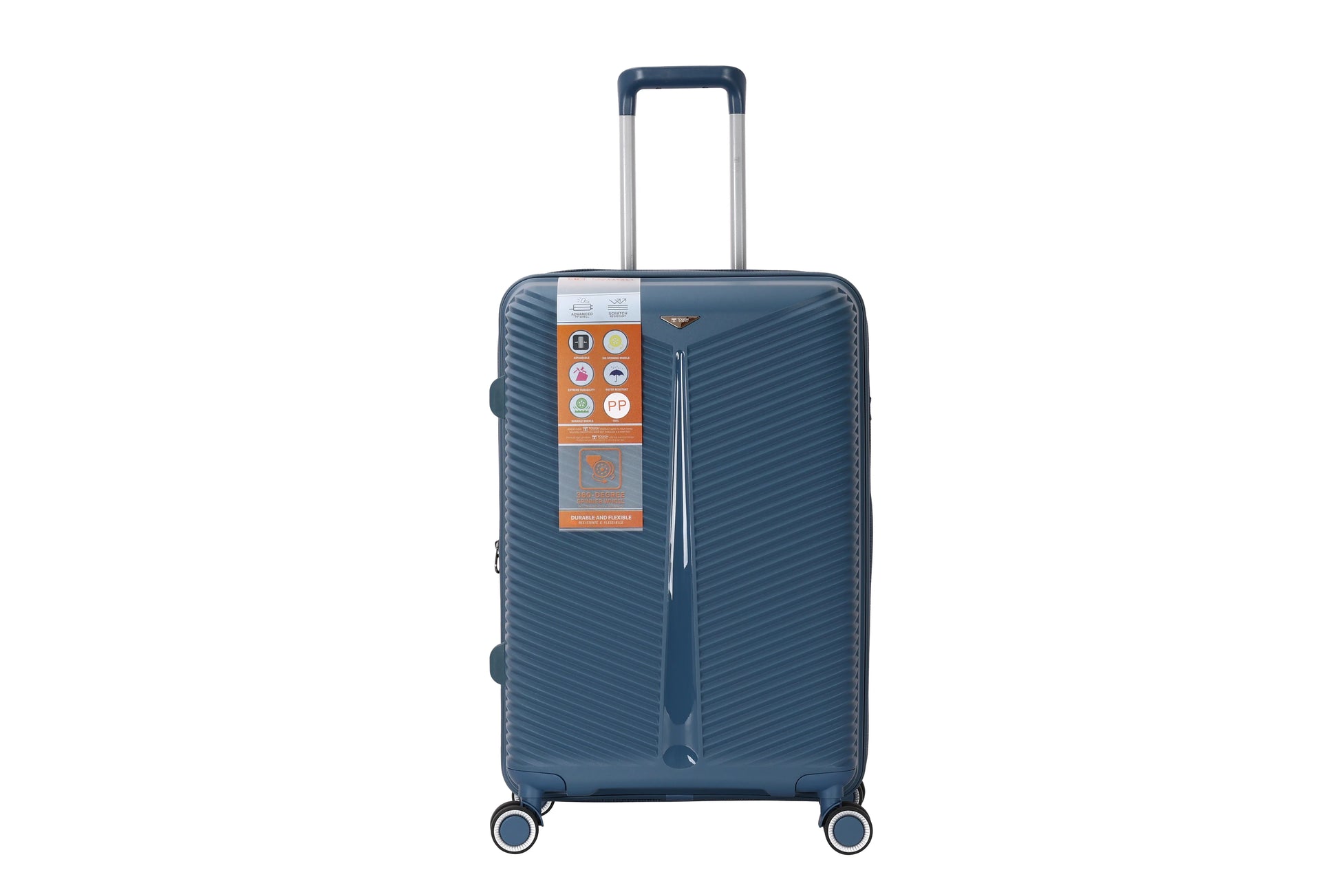 KTX-962963 Lightweight Scratch-Resistant Spinner Suitcase for Travel - Durable PP Material