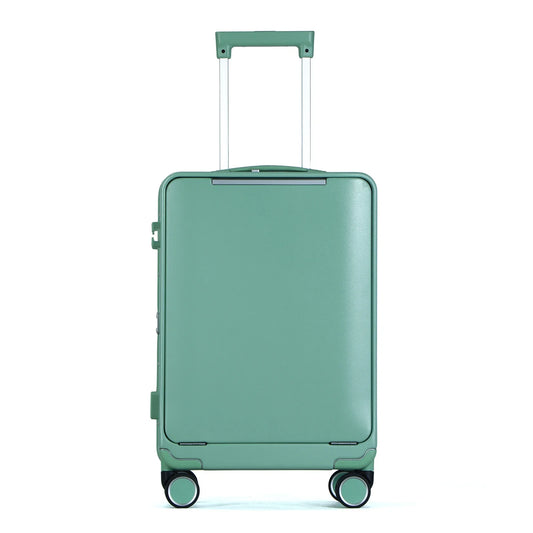 KTX-191187 Custom 4-Wheel Hard Shell Trolley Luggage with Aluminium Frame and Front Opening