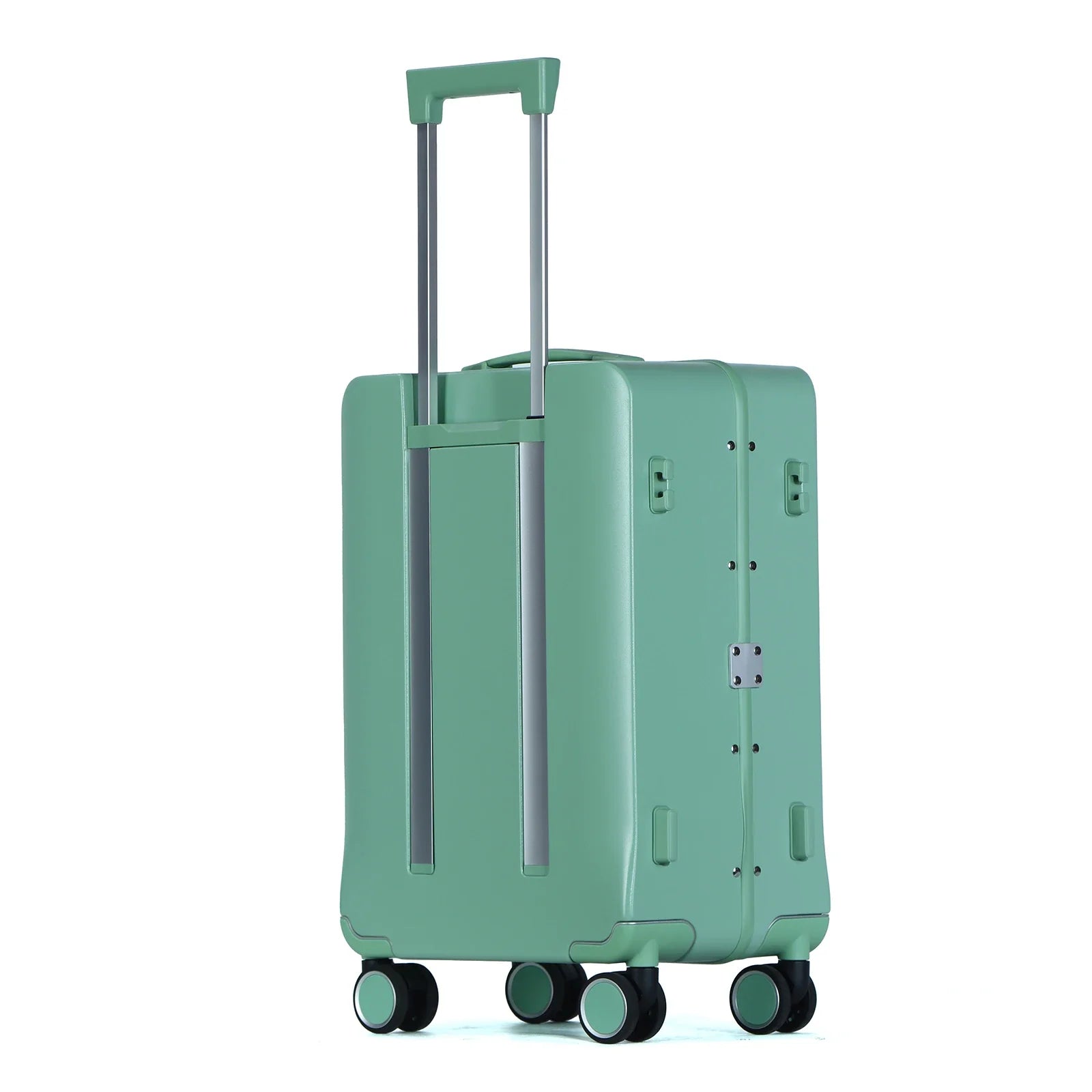 KTX-191187 Custom 4-Wheel Hard Shell Trolley Luggage with Aluminium Frame and Front Opening