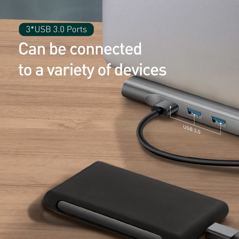 KTX-466835 Ten-Port HDMI & VGA Docking Station with Cooling Bracket and Gigabit Network Port