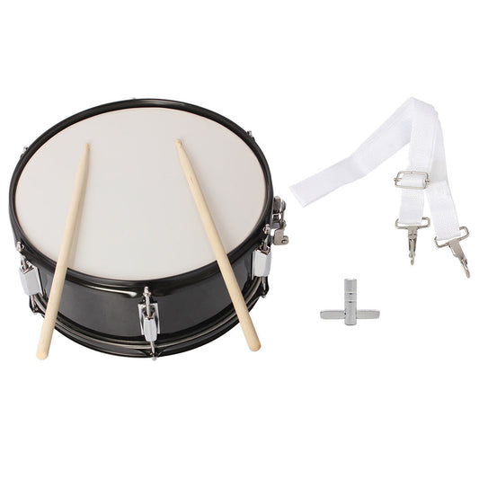 KTX-009107 14x5.5 Inch Professional Black Snare Drum for Musicians