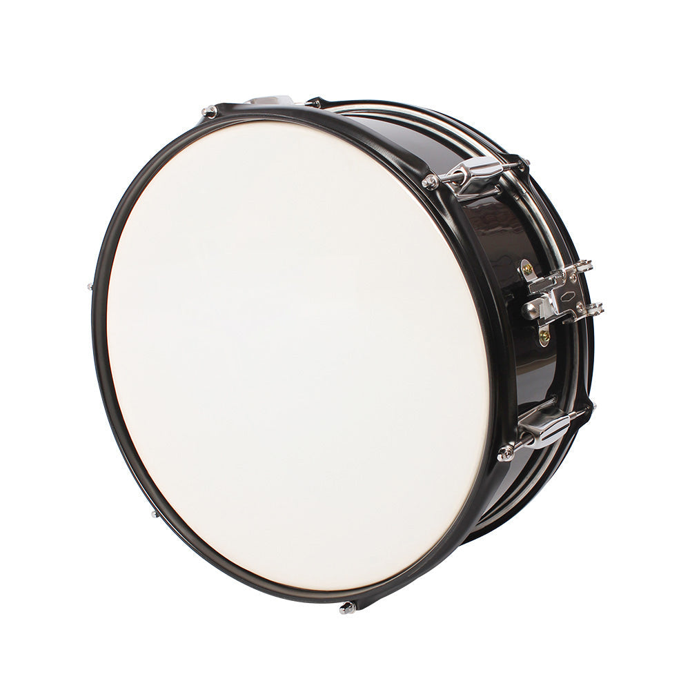 KTX-009107 14x5.5 Inch Professional Black Snare Drum for Musicians