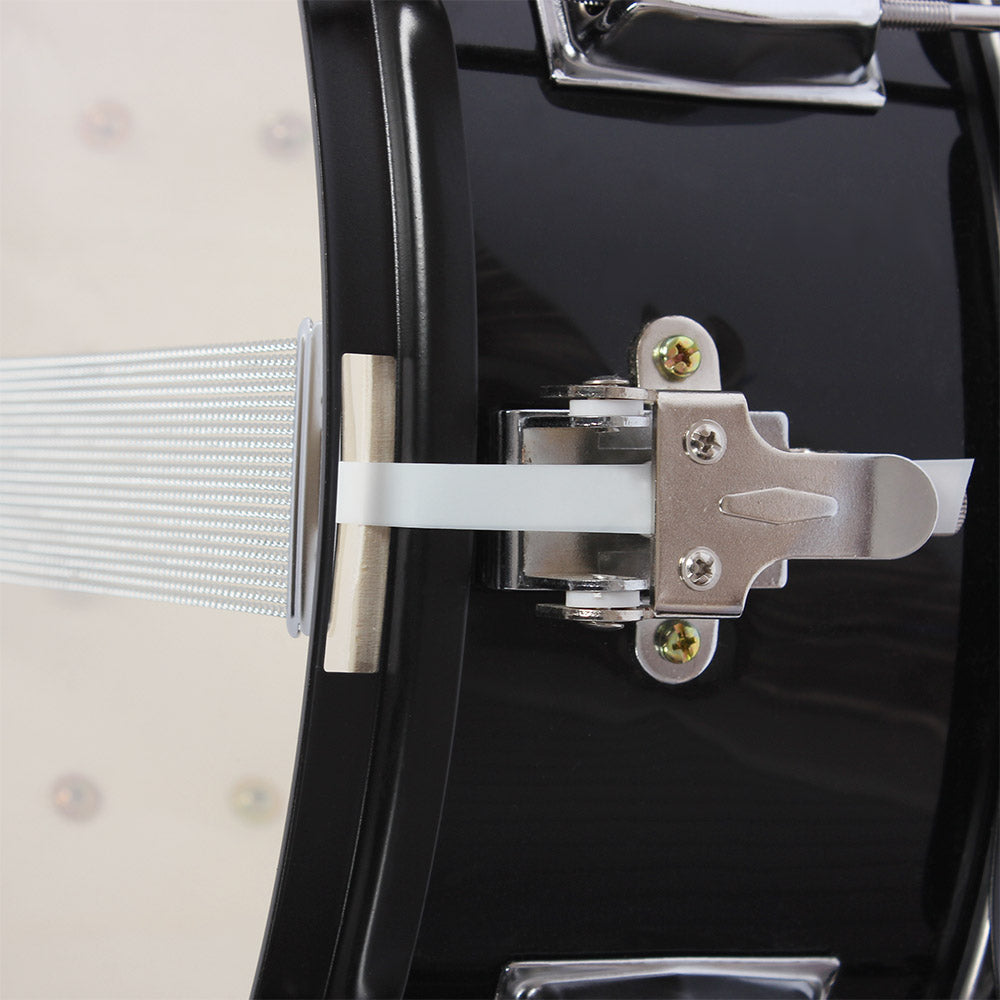 KTX-009107 14x5.5 Inch Professional Black Snare Drum for Musicians