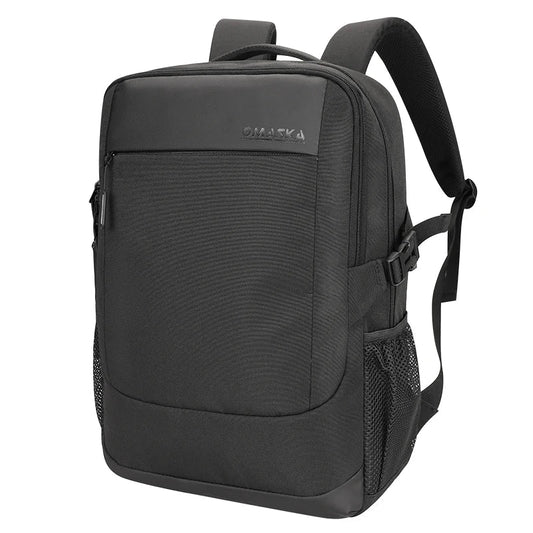 KTX-986515 Stylish Waterproof Polyester Laptop Backpack with USB Port for Men and Business Travel