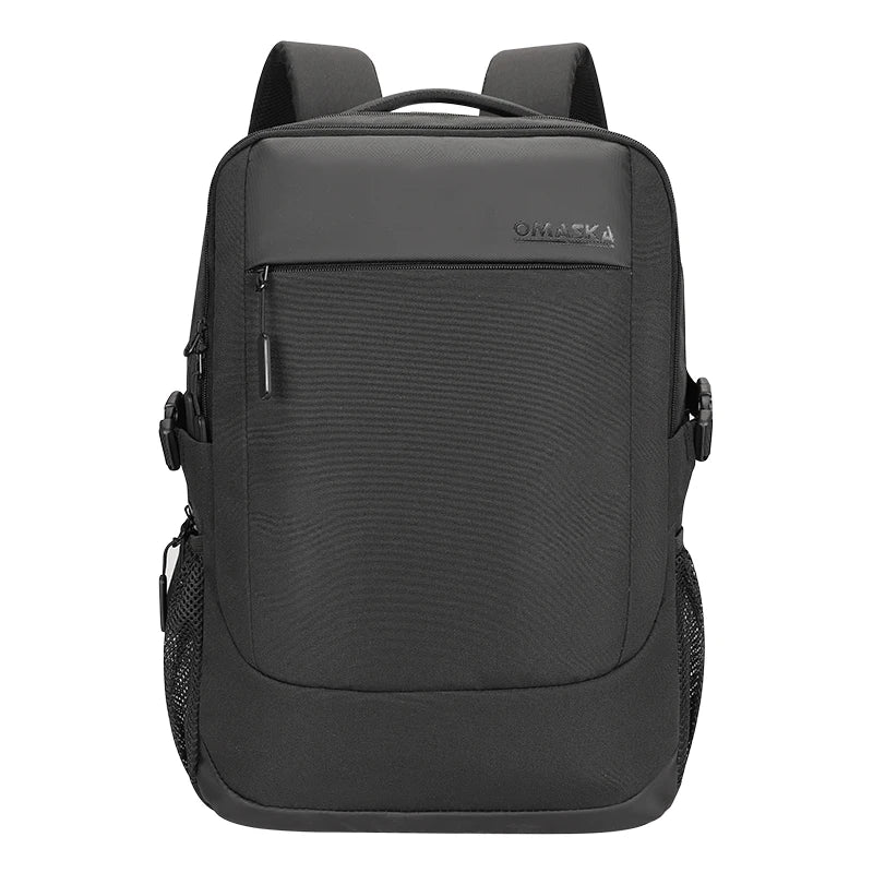KTX-986515 Stylish Waterproof Polyester Laptop Backpack with USB Port for Men and Business Travel