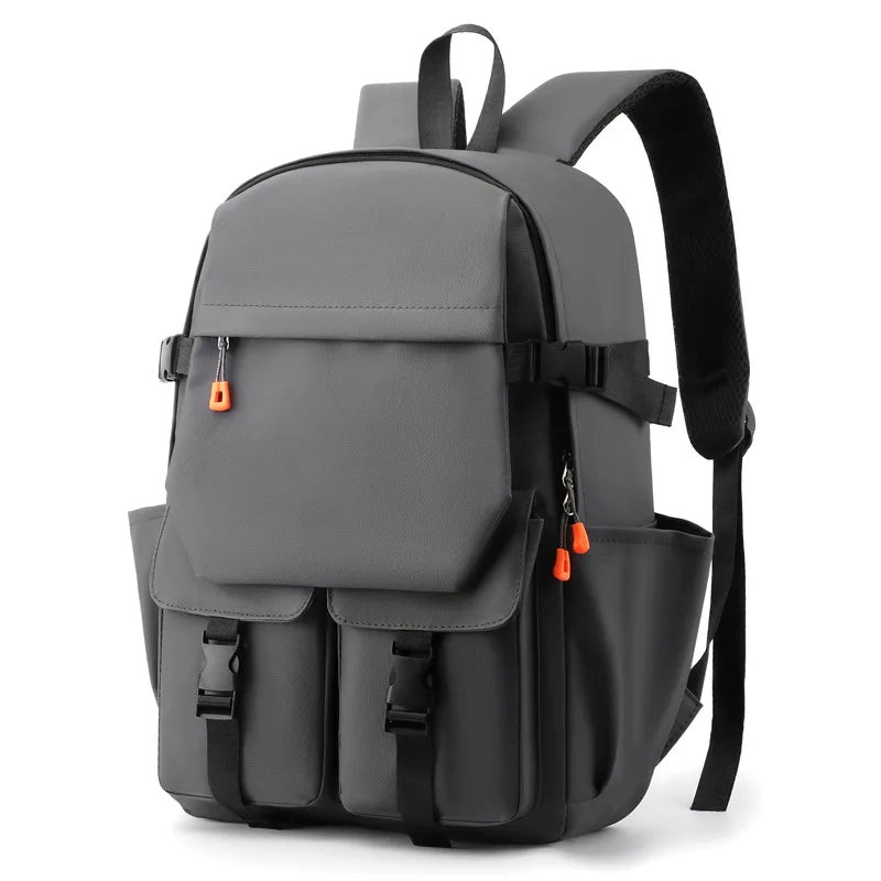 KTX-969555 Men's Casual Waterproof Backpack for 17-Inch Laptop - Large Capacity Oxford Zipper Design