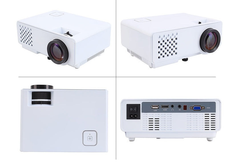 KTX-094483 Compact Mini Projector RD-810 - 800x480 Resolution for Home & Outdoor Use