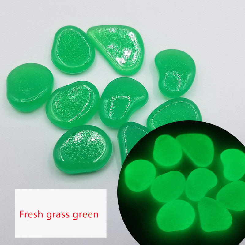 JMT-379978 Luminous Fluorite Pebbles for Night Fishing – Durable and Attractive Artificial Stones for Enhanced Bait Visibility