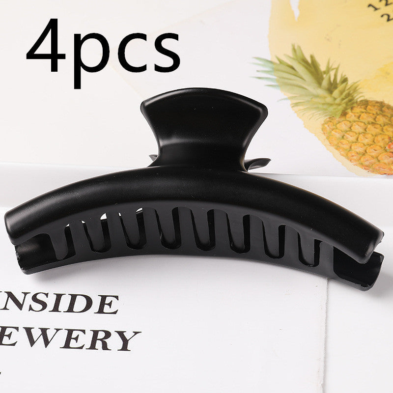 KTX-141651 Colorful Large Claw Clip for Women - Durable Plastic Hair Clamps & Accessories