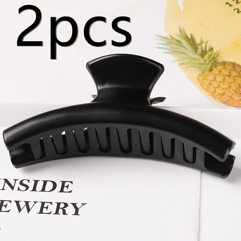 KTX-141651 Colorful Large Claw Clip for Women - Durable Plastic Hair Clamps & Accessories