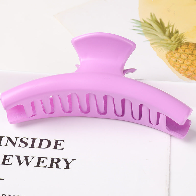 KTX-141651 Colorful Large Claw Clip for Women - Durable Plastic Hair Clamps & Accessories