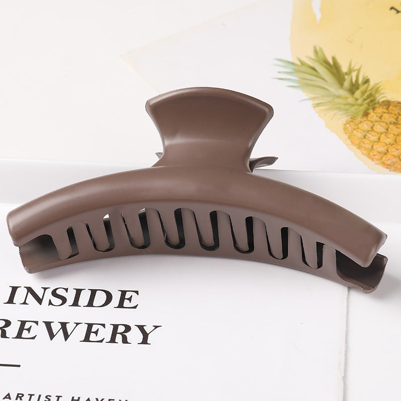 KTX-141651 Colorful Large Claw Clip for Women - Durable Plastic Hair Clamps & Accessories