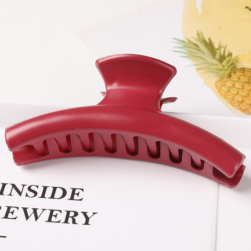 KTX-141651 Colorful Large Claw Clip for Women - Durable Plastic Hair Clamps & Accessories
