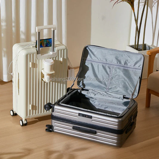 KTX-536979 Luxury Travel Suitcase Set with Silent Universal Wheels and Carry Bag for Adults