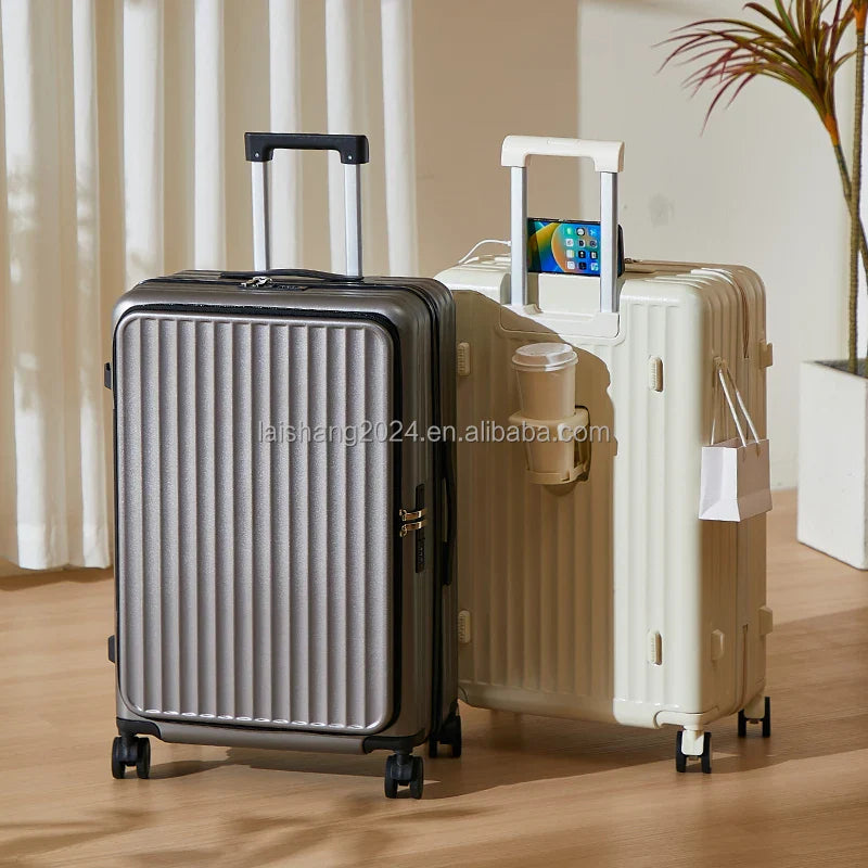 KTX-536979 Luxury Travel Suitcase Set with Silent Universal Wheels and Carry Bag for Adults