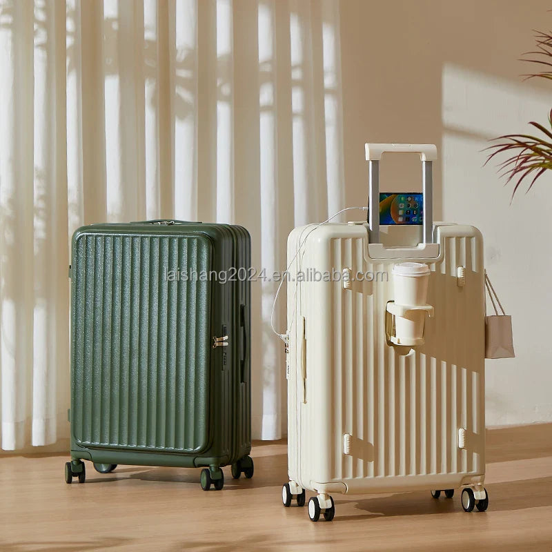 KTX-536979 Luxury Travel Suitcase Set with Silent Universal Wheels and Carry Bag for Adults