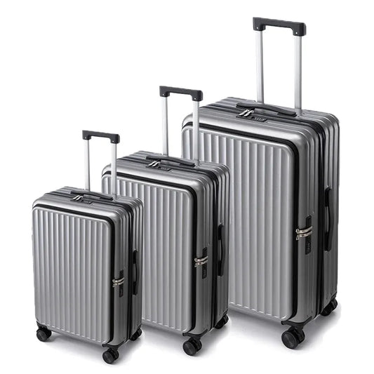 KTX-536979 Luxury Travel Suitcase Set with Silent Universal Wheels and Carry Bag for Adults