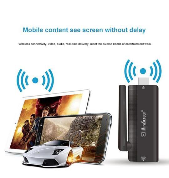 KTX-405203 Wireless HDMI Display Dongle with Full HD 1080P Mirroring and Cross-Platform Compatibility