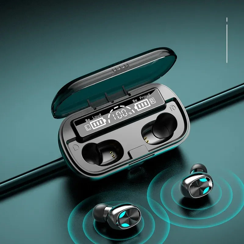 KTX-029267 Intelligent Dual Processing Chip TWS Earbuds with Smart Screen Display and Hi-Fi Sound Quality