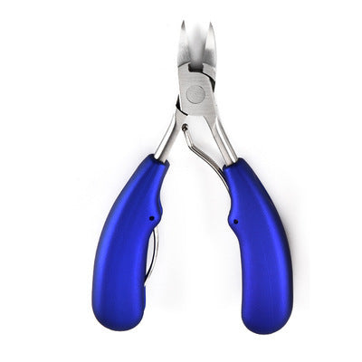JMT-384714 Precision Stainless Steel Nail Clipper Set for All Skin Types - Available in Black, Red, and Blue