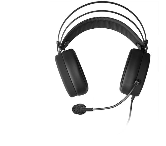 KTX-245459 Wired Headset with Heavy Bass for Gaming and Communication - 3.5mm Jack, Including Microphone, 50mm Speakers, Comfortable Design