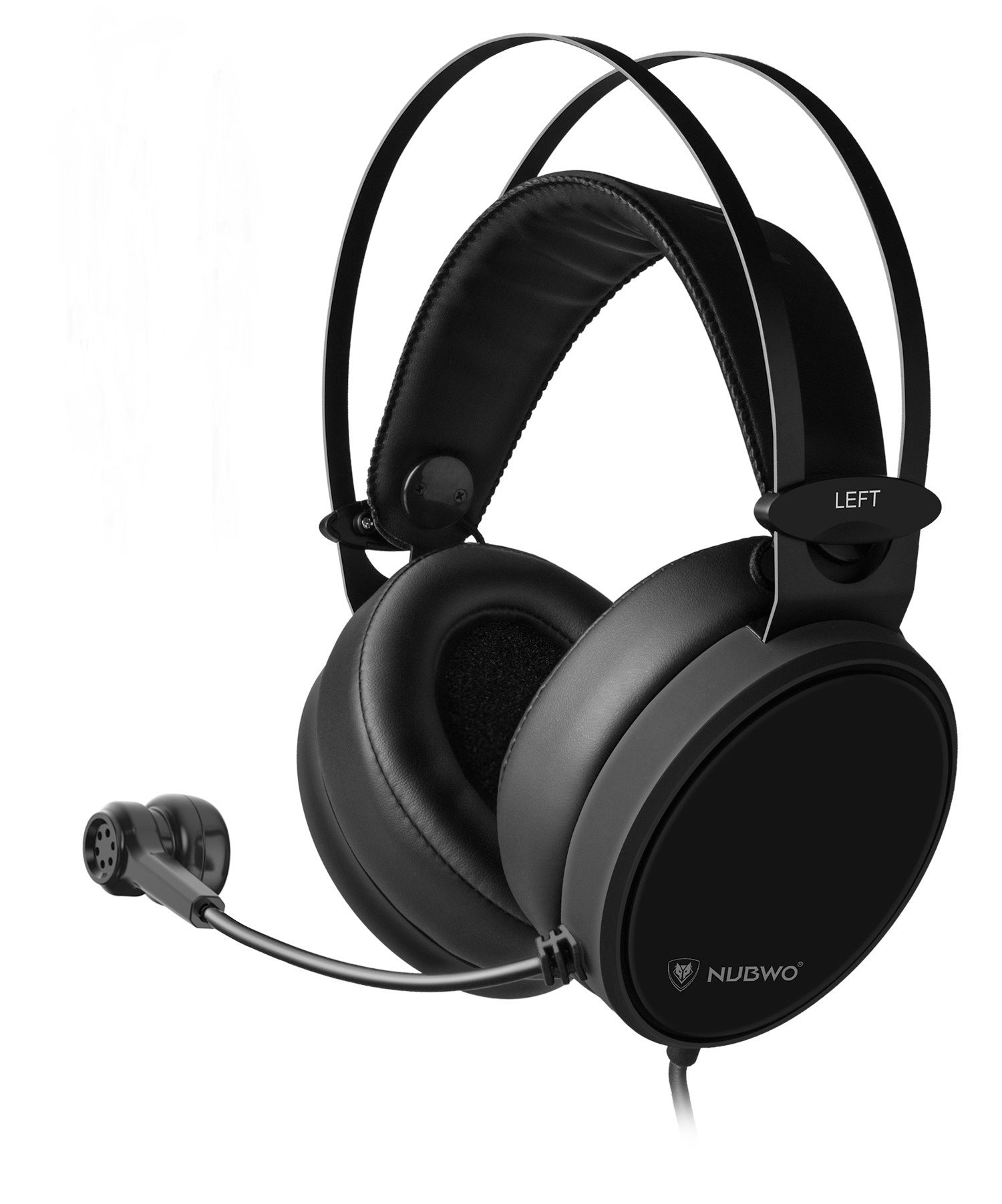 KTX-245459 Wired Headset with Heavy Bass for Gaming and Communication - 3.5mm Jack, Including Microphone, 50mm Speakers, Comfortable Design