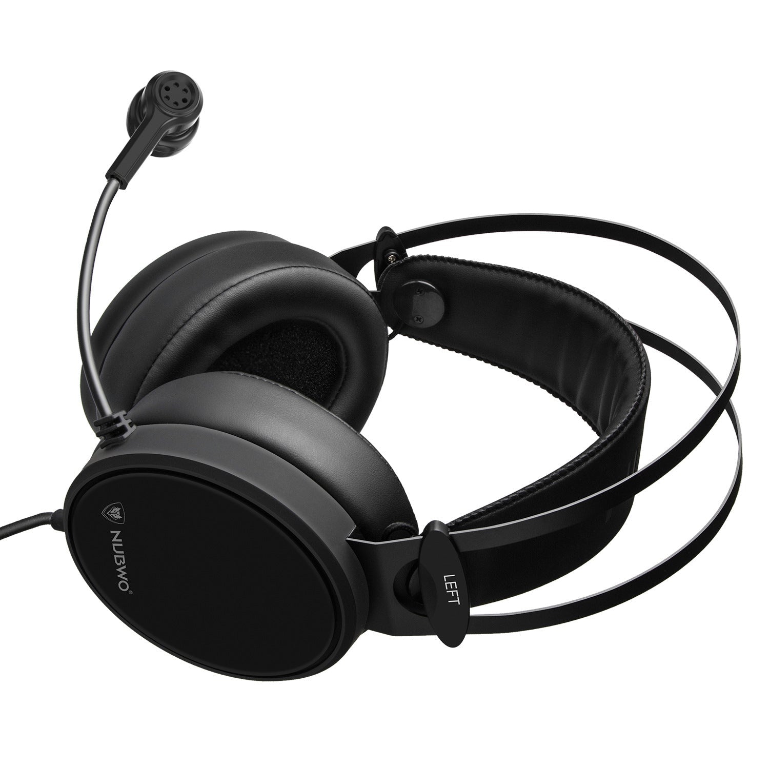 KTX-245459 Wired Headset with Heavy Bass for Gaming and Communication - 3.5mm Jack, Including Microphone, 50mm Speakers, Comfortable Design