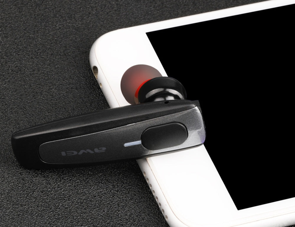 KTX-277779 In-ear Bluetooth Headset with Battery Display and Voice Control, Mono Channel, Dual Ear Support, Available in Yellow, Red, Grey