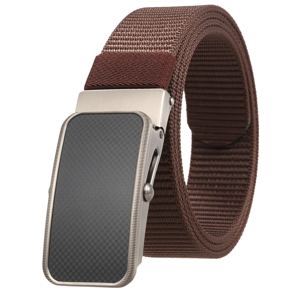 KTX-863827 Nylon Braided Men's Belt - Adjustable and Durable Stylish Accessory