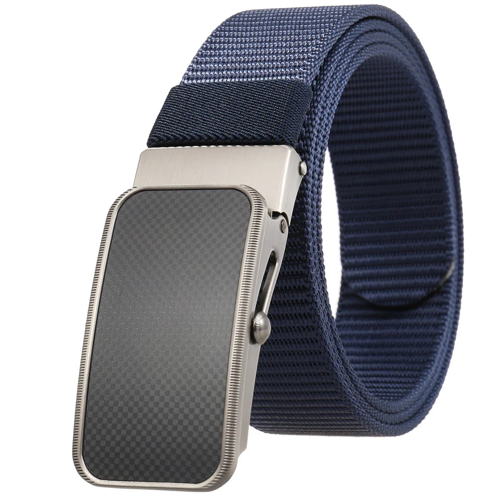 KTX-863827 Nylon Braided Men's Belt - Adjustable and Durable Stylish Accessory