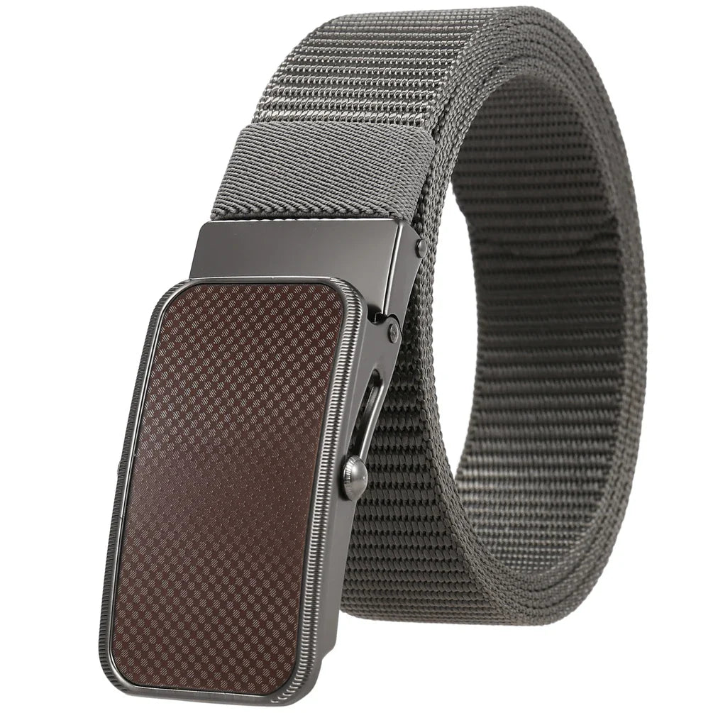 KTX-863827 Nylon Braided Men's Belt - Adjustable and Durable Stylish Accessory