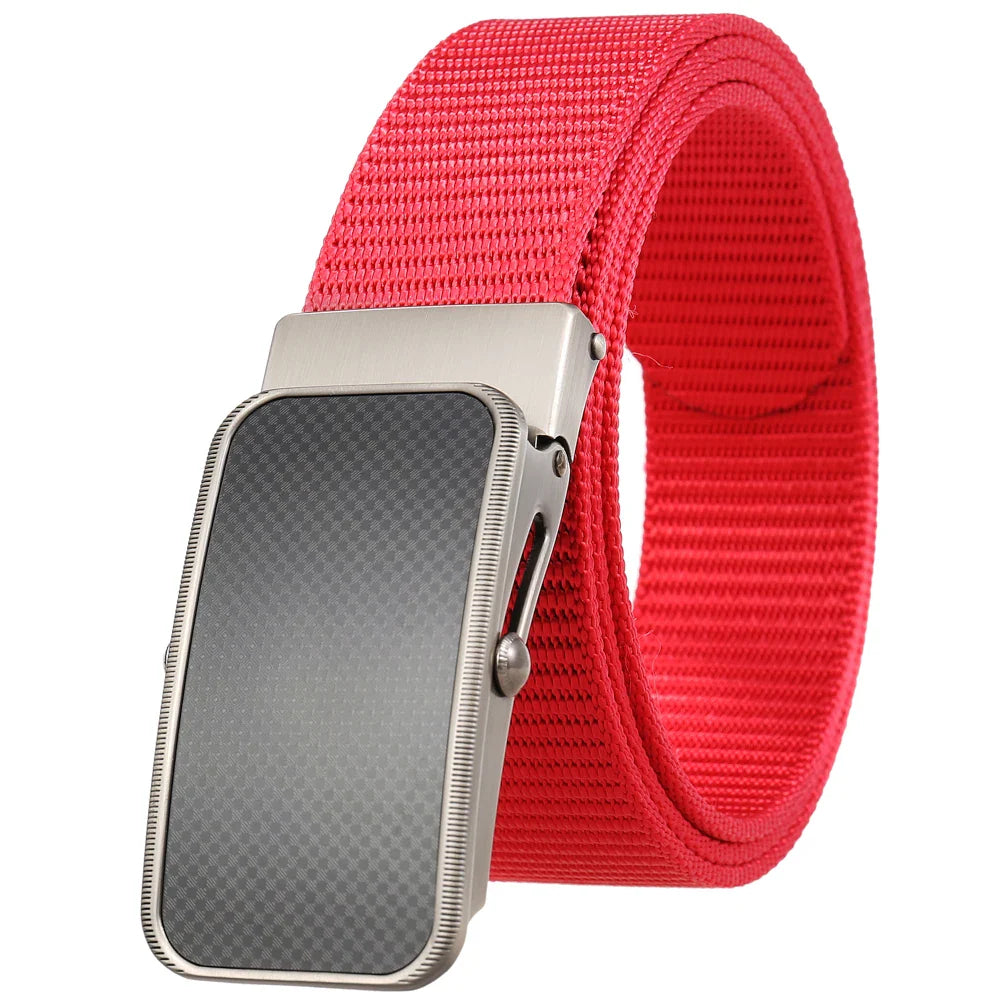 KTX-863827 Nylon Braided Men's Belt - Adjustable and Durable Stylish Accessory