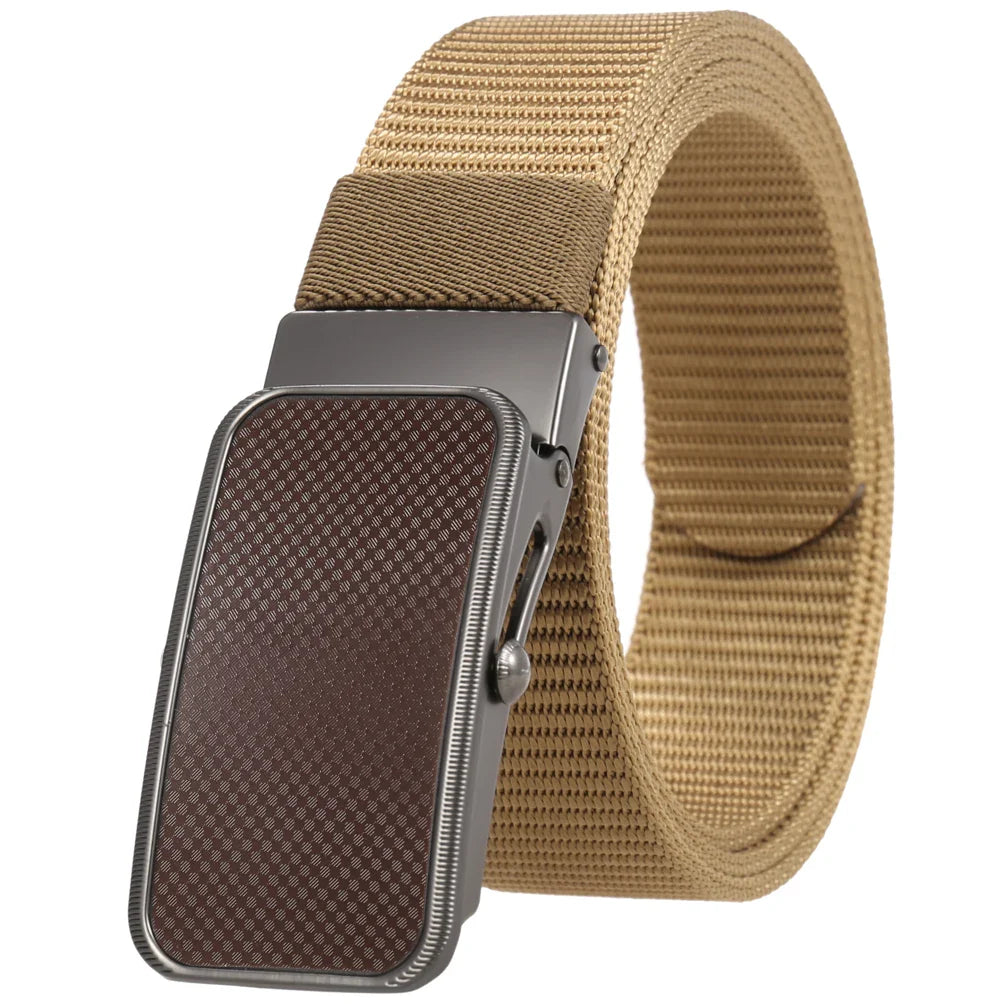 KTX-863827 Nylon Braided Men's Belt - Adjustable and Durable Stylish Accessory