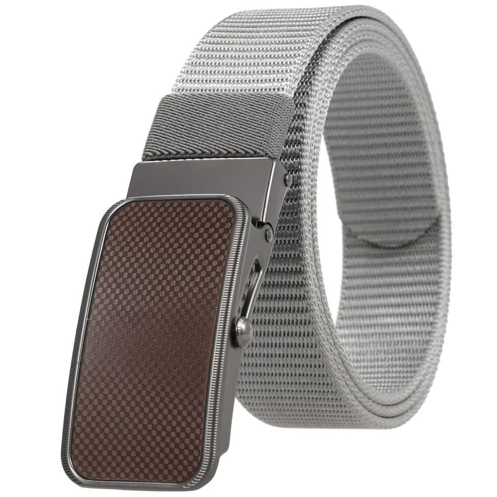 KTX-863827 Nylon Braided Men's Belt - Adjustable and Durable Stylish Accessory