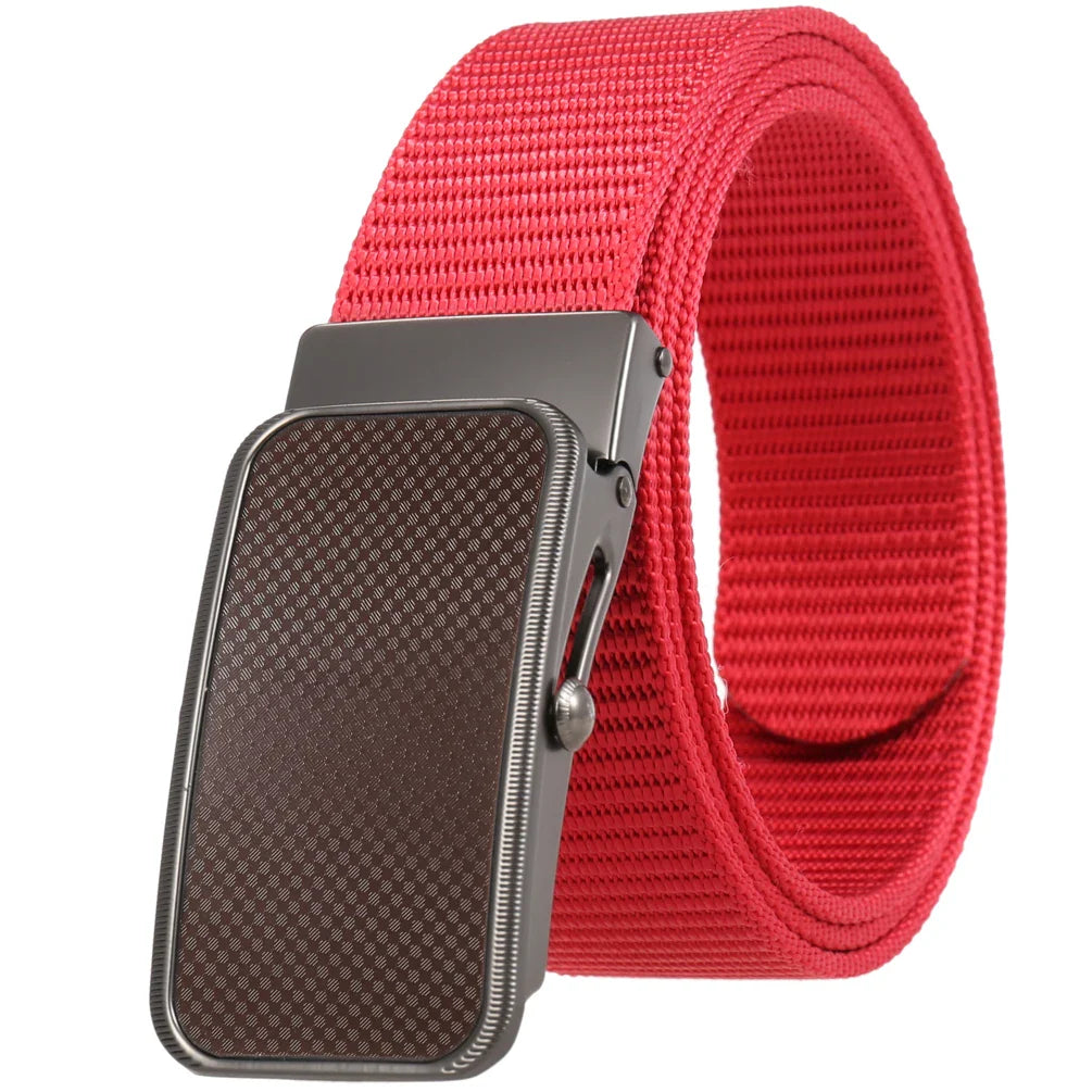 KTX-863827 Nylon Braided Men's Belt - Adjustable and Durable Stylish Accessory