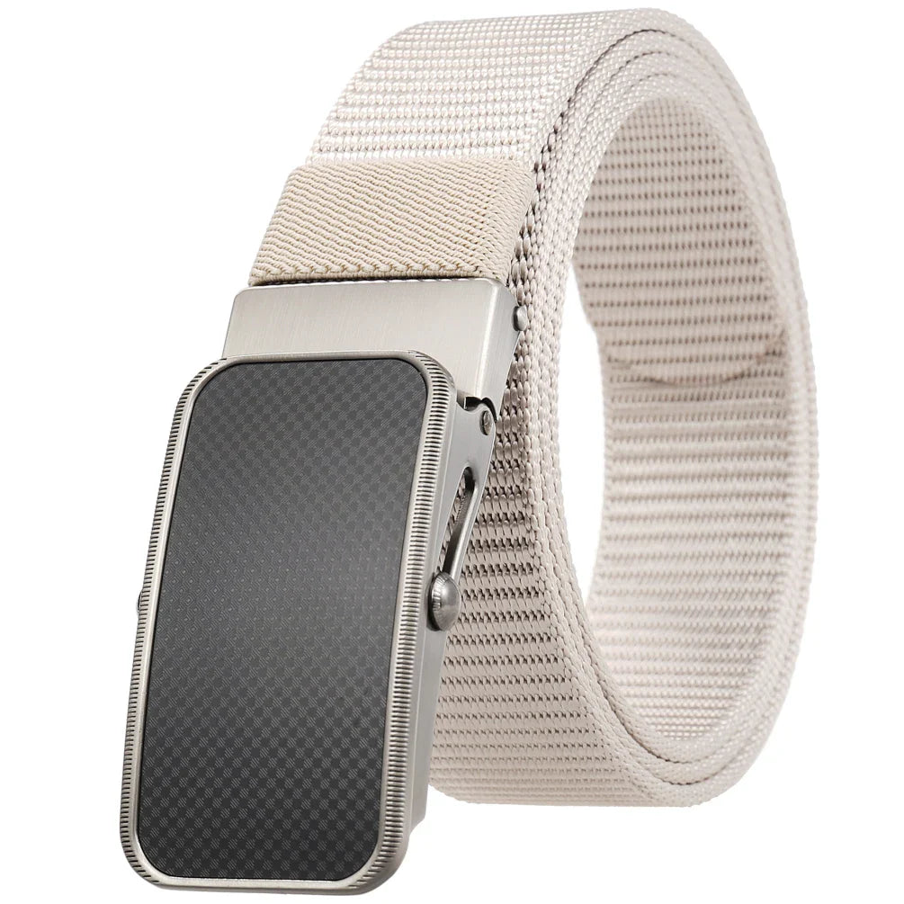 KTX-863827 Nylon Braided Men's Belt - Adjustable and Durable Stylish Accessory