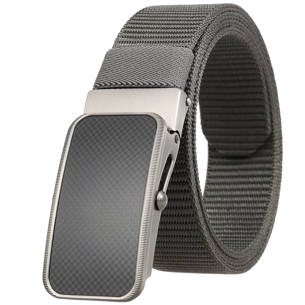 KTX-863827 Nylon Braided Men's Belt - Adjustable and Durable Stylish Accessory