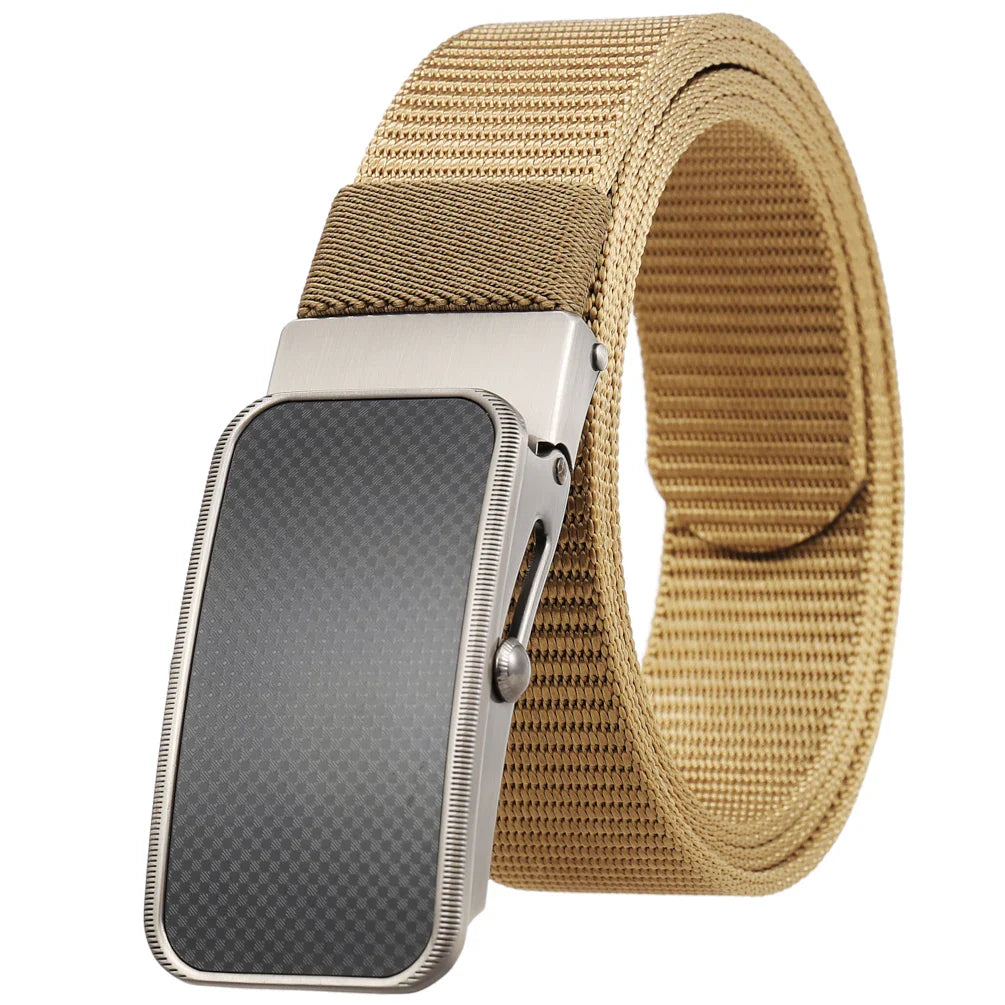 KTX-863827 Nylon Braided Men's Belt - Adjustable and Durable Stylish Accessory