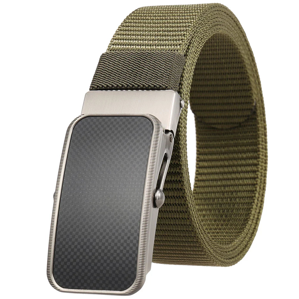KTX-863827 Nylon Braided Men's Belt - Adjustable and Durable Stylish Accessory