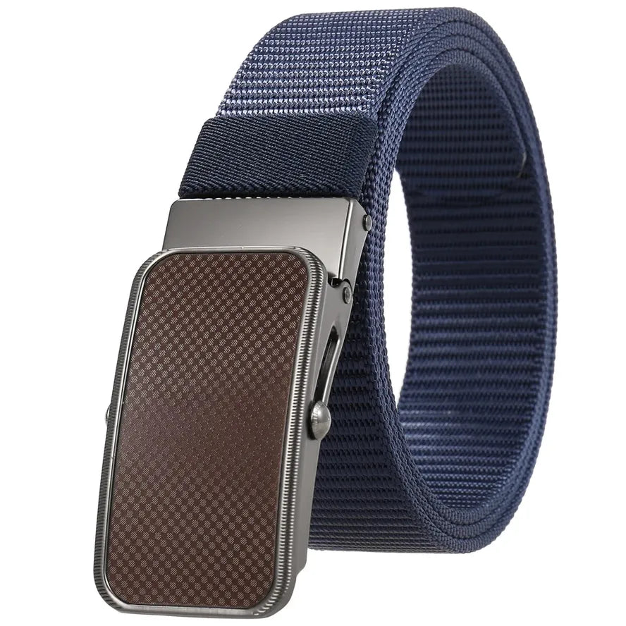 KTX-863827 Nylon Braided Men's Belt - Adjustable and Durable Stylish Accessory
